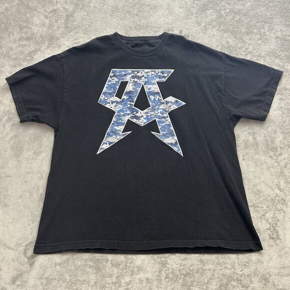 Canelo Alvarez Shirt Mens Size 2XL Black CA Camo Logo Boxing Official Tee - Picture 1 of 8